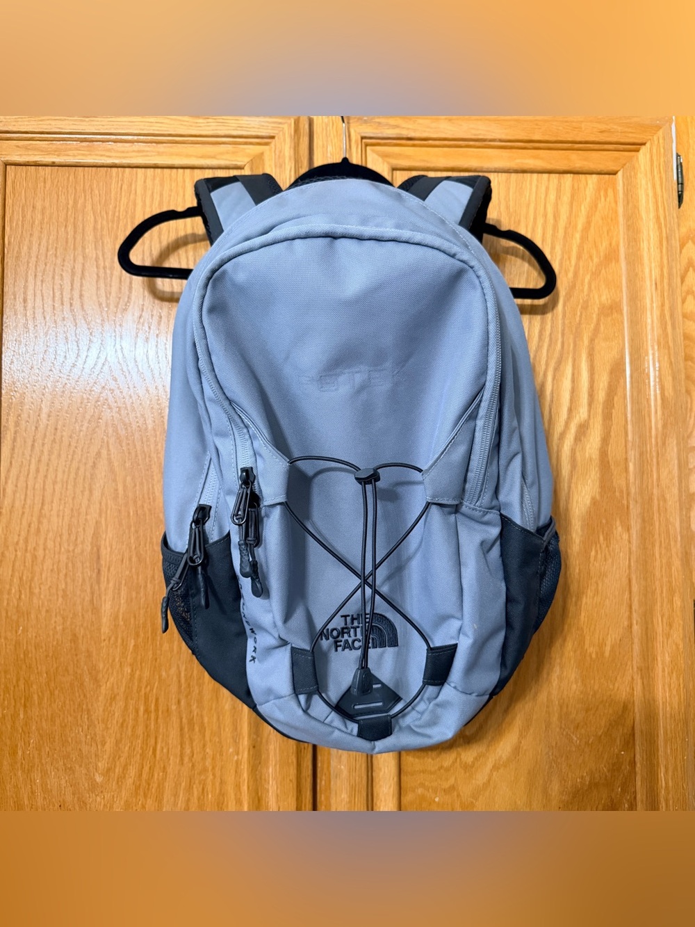 The North Face Groundwork Backpack light gray and black for men